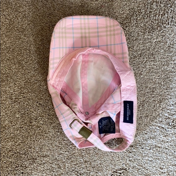 Pink Burberry Hat